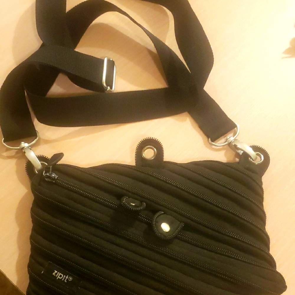 Black Monster Zip-Up Pencil Case By ZIPIT